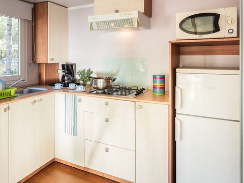 MOBILHOME 6 personnes - Comfort | 2 Ch. | 4/6 Pers. | Terrasse surélevée | Clim.