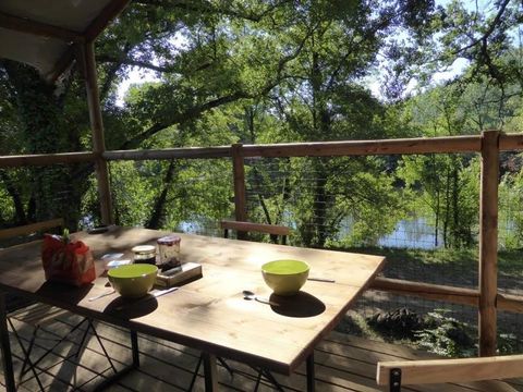 BUNGALOW 4 personnes - LODGE sur pilotis 32 m²