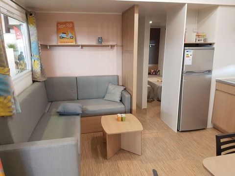 Mobilhome 7 personnes - Mobil'home Trigano GRAND CONFORT 3 chbres 6 pers + 1 bébé, TV