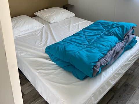 MOBILHOME 6 personnes - VANNEAU HUPPÉ - MH215 - Breiz Iloc