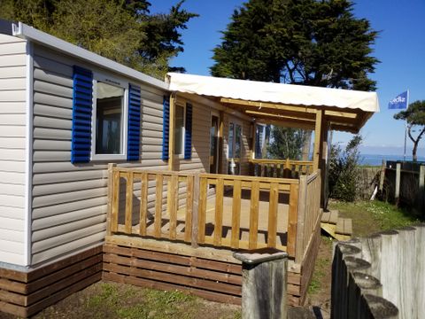 MOBILHOME 4 personnes - 2 chambres (40m2 et +) - lave vaisselle et lave-linge - 2 SDB - vue mer - MH62,135