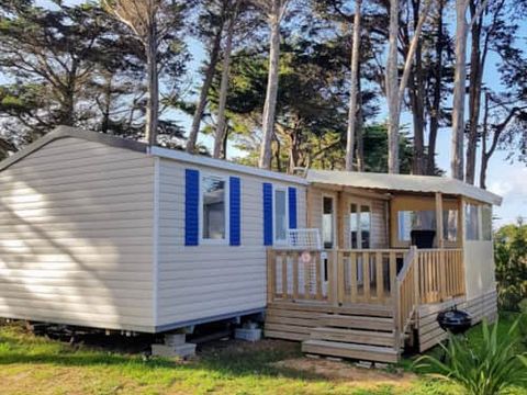 MOBILHOME 4 personnes - 2 chambres (40m2 et +) - lave vaisselle et lave-linge - 2 SDB - vue mer - MH62,135