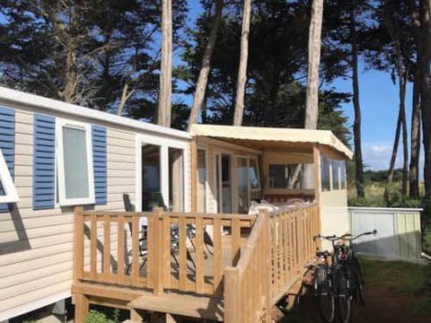 MOBILHOME 6 personnes - 3 chambres (40m² et +) - lave vaisselle et/ou lave-linge - 2 SDB - vue mer - MH31,53,70,84,106,148,151,173