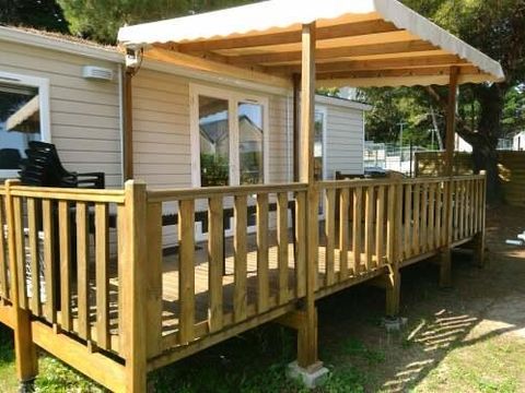 MOBILHOME 4 personnes - 2 chambres / jusqu'à 40m2 / sans équipements : MH 37 - 56 - 160 - 171 - 178 - 208