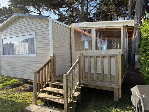 MOBILHOME 4 personnes - Mobilhome PREMIUM 4 pers. 2 chambres / 40m2 et +,  L.L et/ou L.V, terrasse fermée, vue mer  : MH 21 - 30 - 52 - 62 - 135 - 167 - 176 