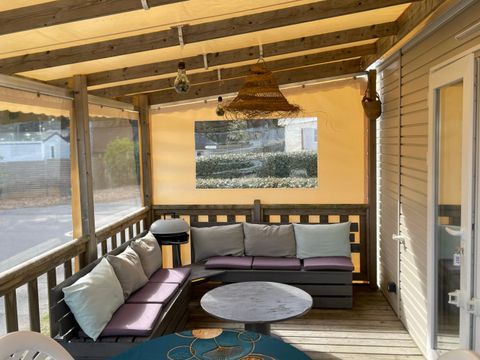 MOBILHOME 6 personnes - 3 chambres, jusqu'à 40m2, avec équipements L.L et/ou L.V : MH 26 - 46 - 57 - 75 - 123 - 136 - 139 - 145 - 151 - 163 - 216 - 220