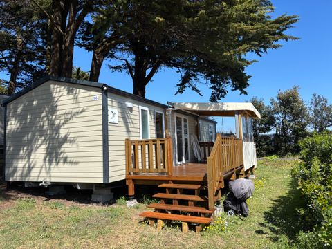 MOBILHOME 6 personnes - PREMIUM 6 pers. 3 chambres / 40m2 et + / L.L et/ou L.V, terrasse fermée, vue mer : MH 31 - 53 - 54 - 70 - 84 - 94 - 106 - 134 - 141 - 148 - 149 - 164 
