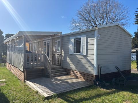 MOBILHOME 6 personnes - PREMIUM 6 pers. 3 chambres / 40m2 et + / L.L et/ou L.V, terrasse fermée, vue mer : MH 31 - 53 - 54 - 70 - 84 - 94 - 106 - 134 - 141 - 148 - 149 - 164 