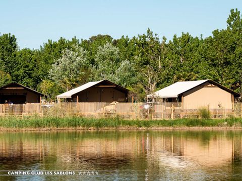 Tente en toile et en bois 5 personnes - LODGE ETANG