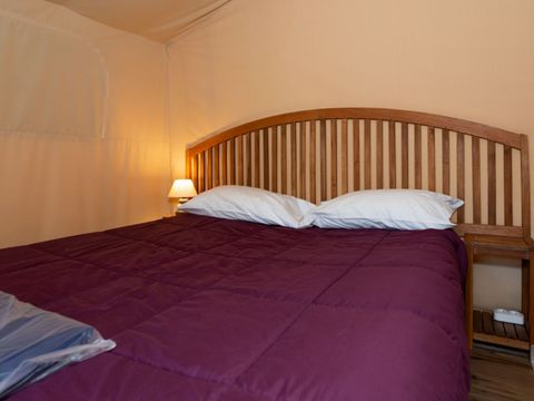 Tente en toile et en bois 5 personnes - Sunlodge Confort (pas de douche)