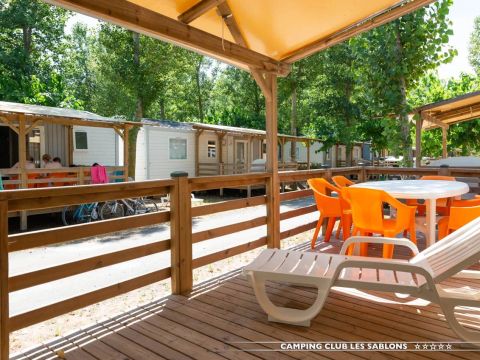 MOBILHOME 2 personnes - MH CONFORT PLUS 1 CH 1 SDB