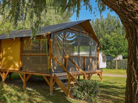 TENTE TOILE ET BOIS 5 personnes - CONFORT 2ch 5P sans sanitaires