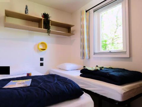 MOBILHOME 4 personnes - Mobil Home Cosy Large 3 Pièces 4 Personnes