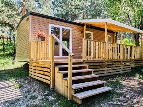 MOBILHOME 4 personnes - Mobil Home Cosy Large 3 Pièces 4 Personnes