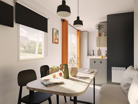 MOBILHOME 2 personnes - Lodge Charme 1 chambre - Nouveauté 2024