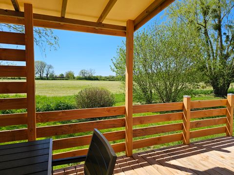 Mobilhome 6 personnes - Lodge Chataignier - Vue sur la campagne - Nouveauté 2026