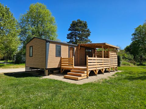 Mobilhome 6 personnes - Lodge Chataignier - Vue sur la campagne - Nouveauté 2026