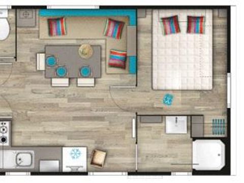 MOBILHOME 6 personnes - BERMUDES 16