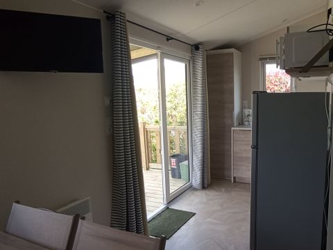 Mobilhome 2 personnes - Studio 20m² - 1 chambre - 1 lit - Double - FORMULE - HÔTELIÈRE