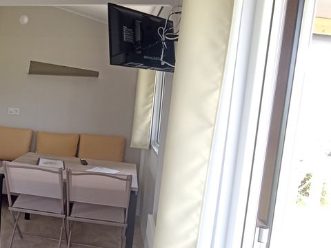 Mobilhome 2 personnes - Studio 20m² - 1 chambre - 1 lit - Double - FORMULE - HÔTELIÈRE