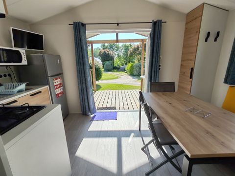 Mobilhome 4 personnes - Bergame 23m² - FORMULE HÔTELIÈRE