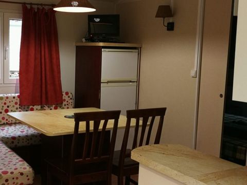 MOBILHOME 6 personnes - Mobilhome TRIO - 3 chambres, 45,5m² terrasse comprise 1/6 pers