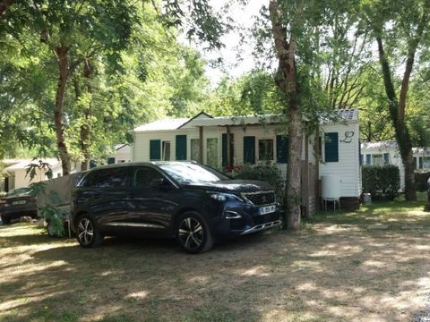 MOBILHOME 6 personnes - Mobilhome TRIO - 3 chambres, 45,5m² terrasse comprise 1/6 pers