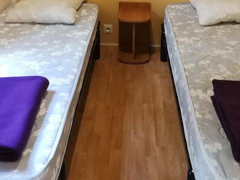 Mobilhome 1/6 personnes - PRIVILEGE - 2 chambres - 40m² terrasse comprise