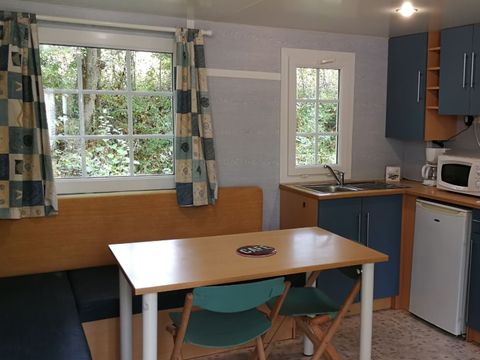 Mobilhome 1/6 personnes - PRIVILEGE - 2 chambres - 40m² terrasse comprise