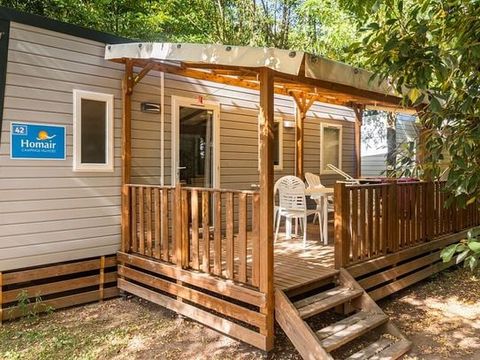 MOBILHOME 6 personnes - Mobil-home | Comfort | 3 Ch. | 6 Pers. | Terrasse surélevée | Clim.