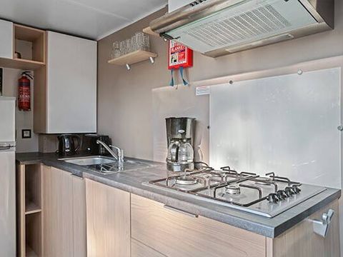 MOBILHOME 6 personnes - Mobil-home | Comfort | 3 Ch. | 6 Pers. | Terrasse surélevée | Clim.
