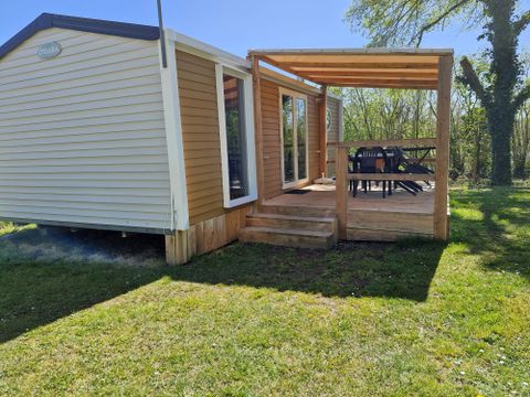 MOBILHOME 4 personnes - O'Hara 2 chambres, terrasse non couverte + TV