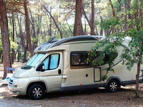 Emplacement - LARGE (pour les camping-cars et les caravanes de plus de 5,5 mètres)