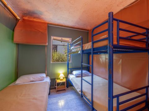 BUNGALOW TOILÉ 5 personnes - Bungalow toilé 2 Chambres 5 Personnes Sanitarisé