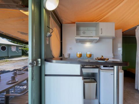 BUNGALOW TOILÉ 5 personnes - Bungalow toilé 2 Chambres 5 Personnes Sanitarisé