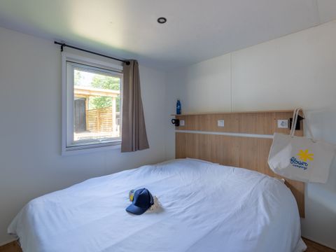 MOBILHOME 6 personnes - Homeflower Premium 35m² - 3 chambres - Terrasse - TV - Clim - Plancha