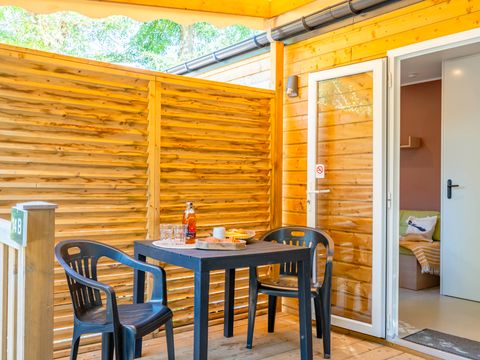 MOBILHOME 2 personnes - 1 chambre mitoyen OR sans stationnement 