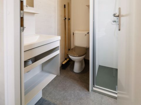 MOBILHOME 2 personnes - 1 chambre mitoyen OR sans stationnement 