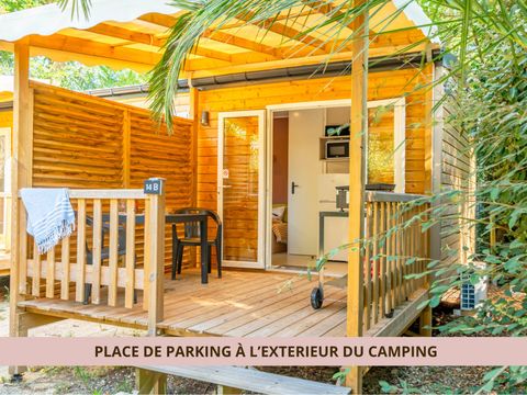 MOBILHOME 2 personnes - 1 chambre mitoyen OR sans stationnement 