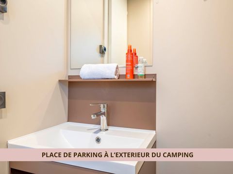 MOBILHOME 2 personnes - 1 chambre mitoyen OR sans stationnement 