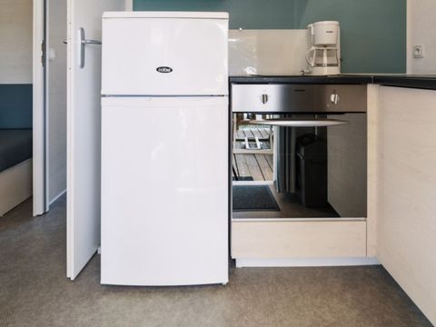 MOBILHOME 2 personnes - 1 chambre mitoyen OR sans stationnement 
