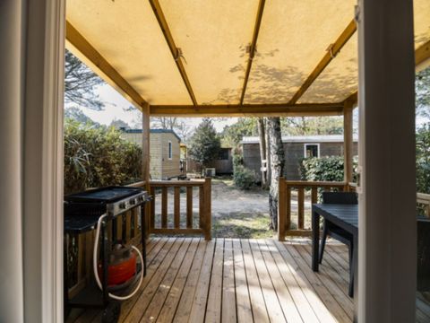 MOBILHOME 2 personnes - 1 chambre mitoyen OR sans stationnement 