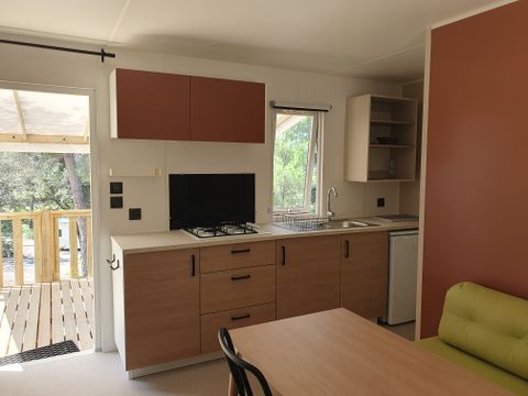 MOBILHOME 4 personnes - Climatisé 2 chambres jusqu'à 4 personnes