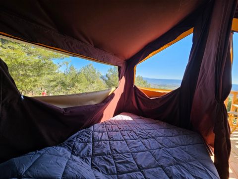 Hébergement 2 personnes - Cabane "Sainte-Victoire" vue panoramique
