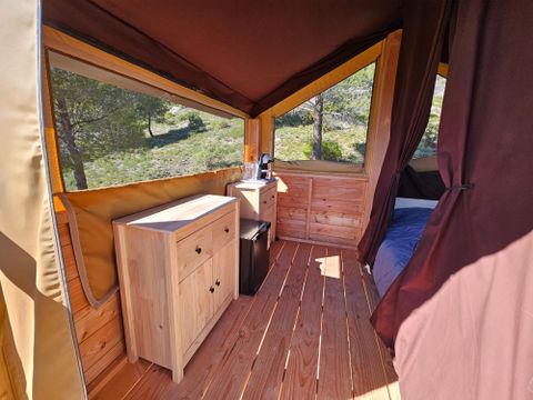 Hébergement 2 personnes - Cabane "Sainte-Victoire" vue panoramique