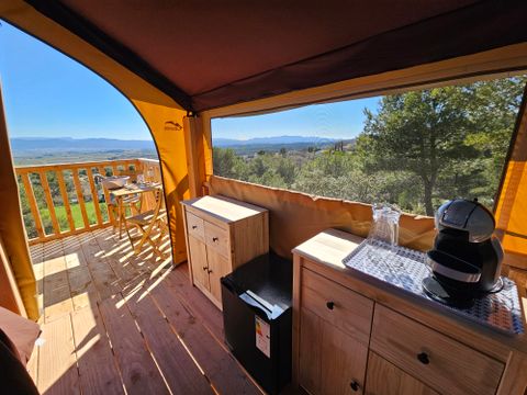 HÉBERGEMENT INSOLITE 2 personnes - Cabane "Sainte-Victoire" vue panoramique