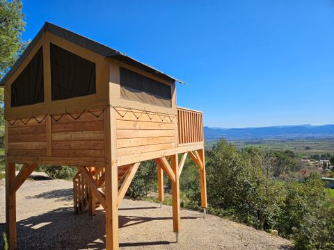 Hébergement 2 personnes - Cabane "Sainte-Victoire" vue panoramique