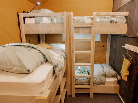 Tente en toile et en bois 5 personnes - Tente lodge - 5 personnes