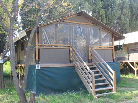 TENTE TOILE ET BOIS 5 personnes - Lodge Confort Kenya