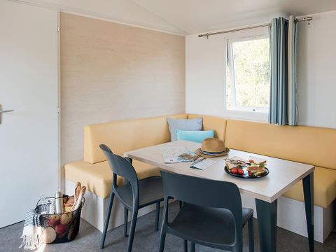 MOBILHOME 6 personnes - Confort 27m² 3 chambres + terrasse sur pilotis